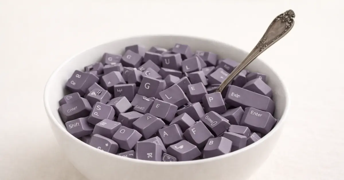 Cómo hacer un buen keyword research. cuenco con letras