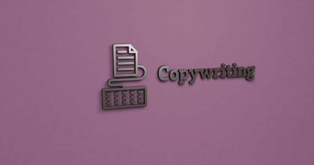 Imagen con el texto copywiting de un artículo que responde a la pregunta qué es el copywriting